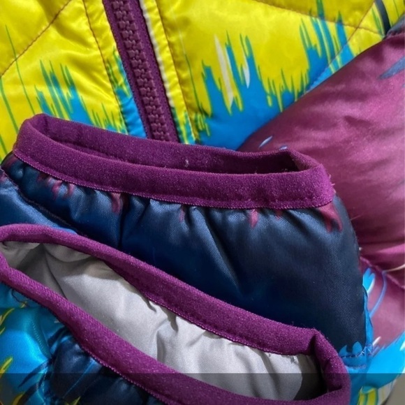 THE NORTH FACE 550 Multi-Colored Girls XL Puffer Jacket EUC - Picture 5 of 10